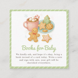 Cookies and Cocoa Christmas Books for Baby エンクロージャーカード