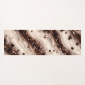 Cookies and Cream Milkshake Marble Texture Design ヨガマット (正面(横))