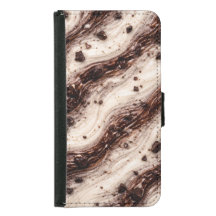 Cookies and Cream Milkshake Marble Texture Design