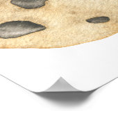 Cookies and Milk First Birthday Milestone Birthday ポスター (角)