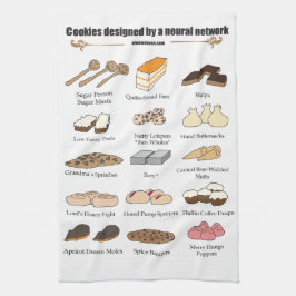 Cookies by AI Weirdness - Kitchen towel キッチンタオル