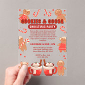Cookies & Coca Bar Christmas Party アクリル招待状 (インサイチュ (ポータブル))