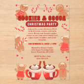 Cookies & Coca Bar Christmas Party アクリル招待状 (正面)