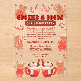 Cookies & Coca Bar Christmas Party アクリル招待状