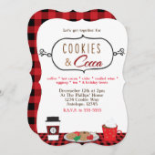 COOKIES & COCOAホリデーパーティー招待状 招待状 (正面/裏面)