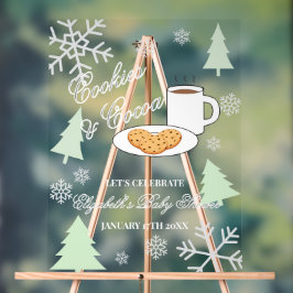 Cookies & Cocoa Baby Shower アクリルサイン