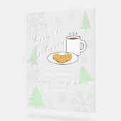 Cookies & Cocoa Baby Shower アクリルサイン (傾斜)