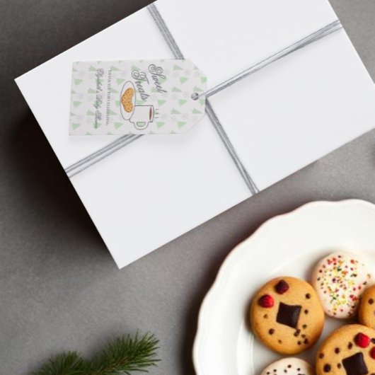 Cookies & Cocoa Baby Shower ギフトタグ