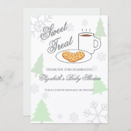 Cookies & Cocoa Baby Shower サンキューカード