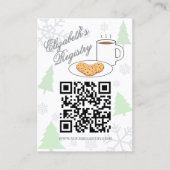 Cookies & Cocoa Baby Shower Registry エンクロージャーカード (正面)