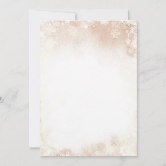 Cookies & Cocoa Christmas 3rd Birthday Party 招待状 (裏面)