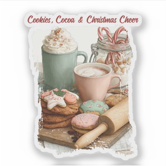 Cookies, Cocoa & Christmas Cheer シール (正面)