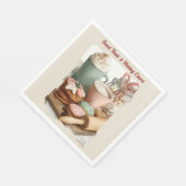 Cookies, Cocoa & Christmas Cheer スタンダードランチョンナプキン (角)