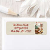 Cookies, Cocoa & Christmas Cheer Address ラベル (インサイチュ)