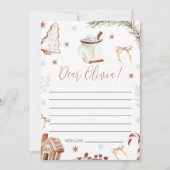 Cookies & Cocoa Time Capsule Card 招待状 (正面)