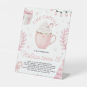 Cookies & Cocoa Time Capsule Sign 台座サイン (正面)