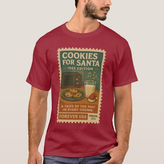  Cookies for Santa – 1985 Edition Tシャツ (正面)