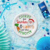 Cookies for Santa & Carrots for Reindeer ペーパープレート (パーティー)