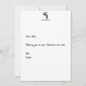 Cookies for Santa Flat Card カード (裏面)