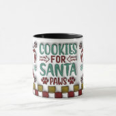 Cookies for Santa Paws Mug マグカップ (中央)