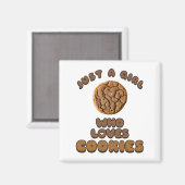 Cookies Magnetを愛する女の子 マグネット (正面/裏面)