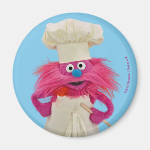Cookie's Monster Food Truck Gonger Posing マグネット