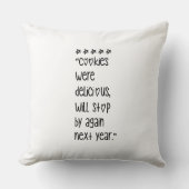 Cookies were delicious クッション (正面)