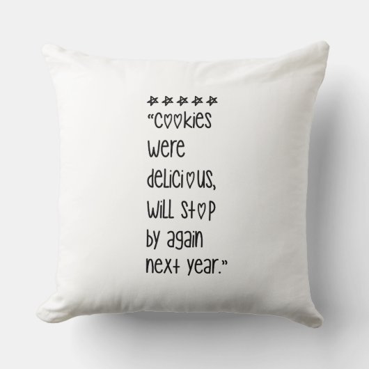 Cookies were delicious クッション (正面)