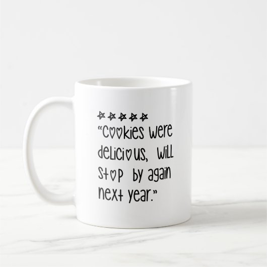Cookies were delicious コーヒーマグカップ (左)