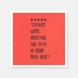 Cookies were delicious スタンダードカクテルナプキン