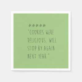 Cookies were delicious スタンダードカクテルナプキン