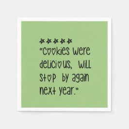 Cookies were delicious スタンダードカクテルナプキン