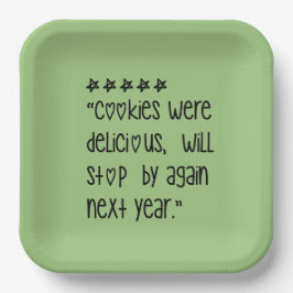 Cookies were delicious ペーパープレート