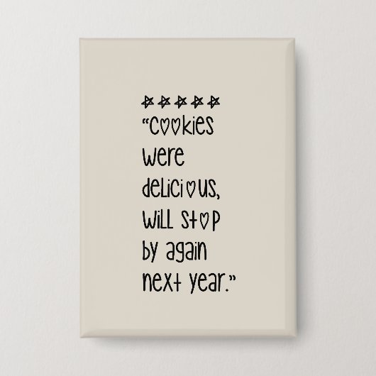 Cookies were delicious 缶バッジ (正面)