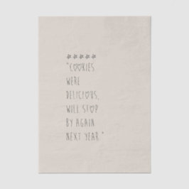 Cookies were delicious 薄葉紙