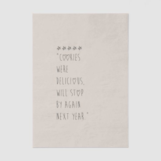 Cookies were delicious 薄葉紙 (正面)