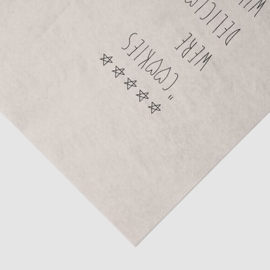 Cookies were delicious 薄葉紙 (詳細)