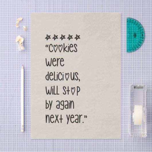 Cookies were delicious 薄葉紙 (クラフト)