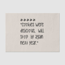 Cookies were delicious 薄葉紙