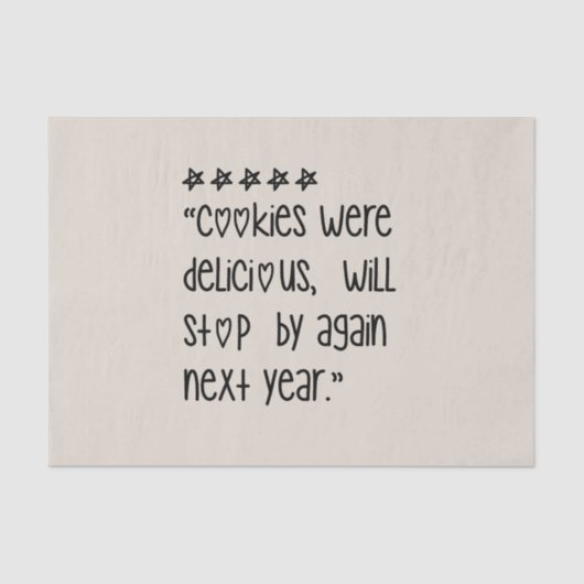 Cookies were delicious 薄葉紙 (正面)