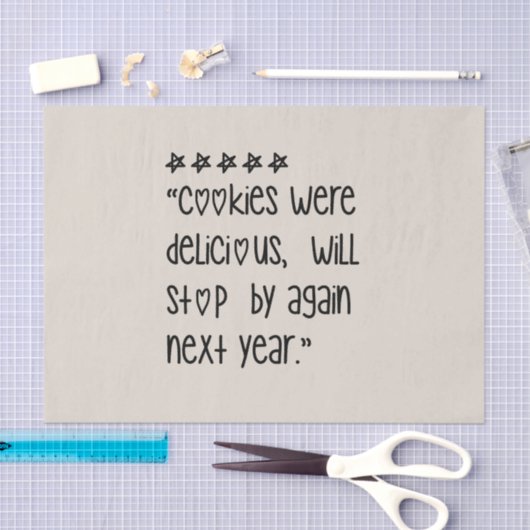 Cookies were delicious 薄葉紙 (クラフト)