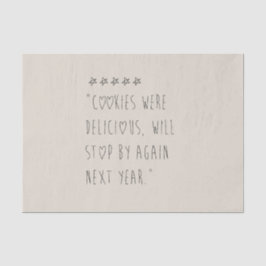 Cookies were delicious 薄葉紙