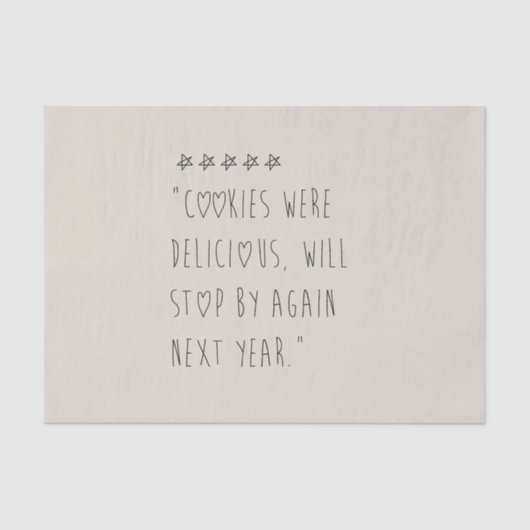 Cookies were delicious 薄葉紙 (正面)