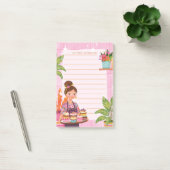 Cooking Baking Kitchen Cute Flowers Floral Girly ポストイット (オフィス)
