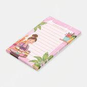 Cooking Baking Kitchen Cute Flowers Floral Girly ポストイット (アングル)