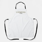 Cooking Crew Simple Text Matching Group エプロン (正面)