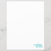 Cooking For Fun チラシ (正面)