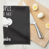 Cooking Gifts For Adults Chefs Cooks Funny Humor キッチンタオル (四つ折り)