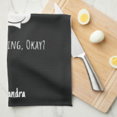 Cooking Gifts For Her Chefs Cooks Funny Women Girl キッチンタオル (四つ折り)