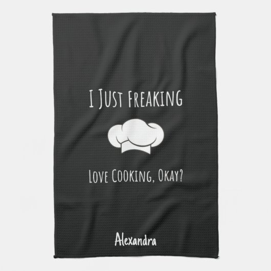 Cooking Gifts For Her Chefs Cooks Funny Women Girl キッチンタオル (縦)